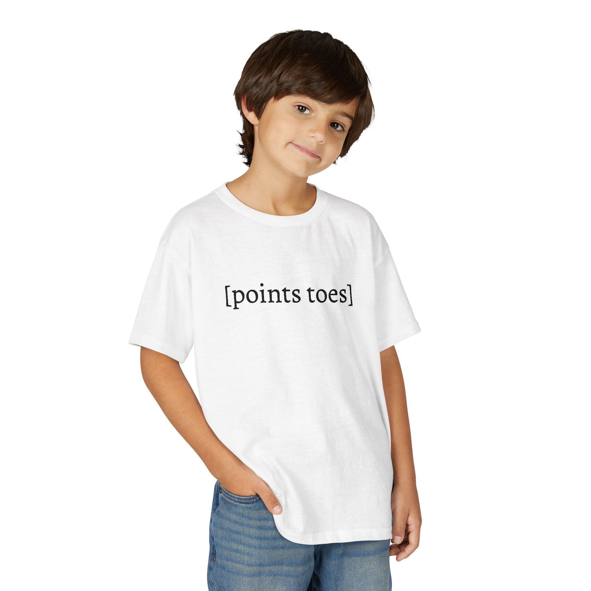 [points toes] — Youth Tee