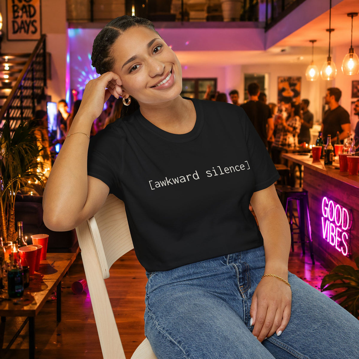 [awkward silence] tee