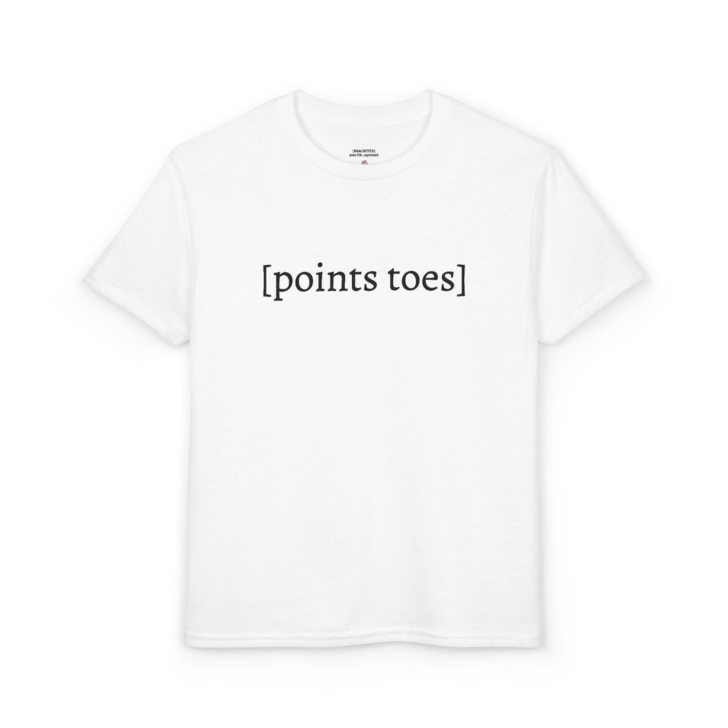 [points toes] — Youth Tee