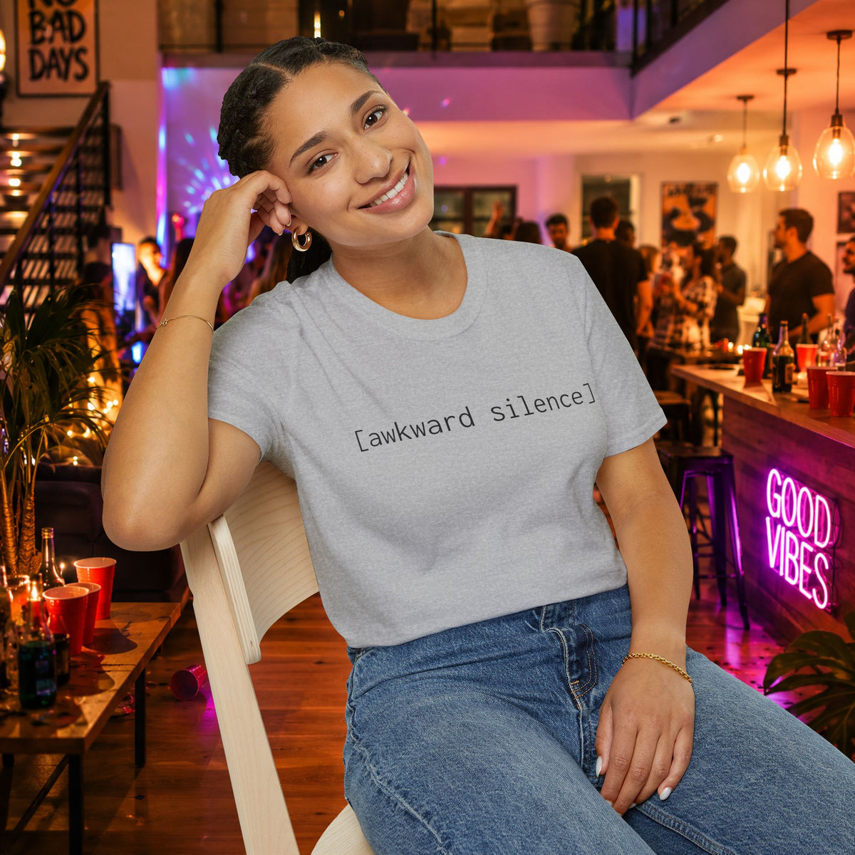 [awkward silence] tee