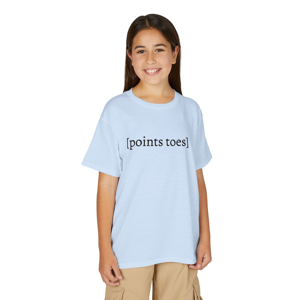 [points toes] — Youth Tee