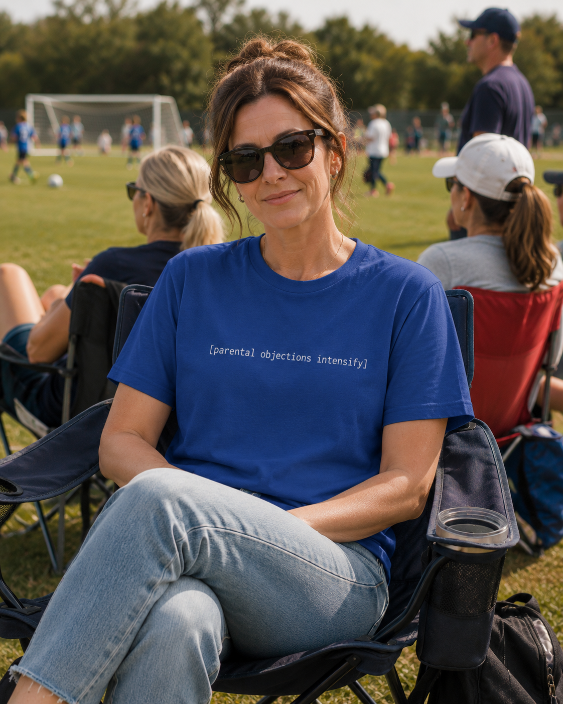 [parental objections intensify] — Unisex Softstyle T-Shirt