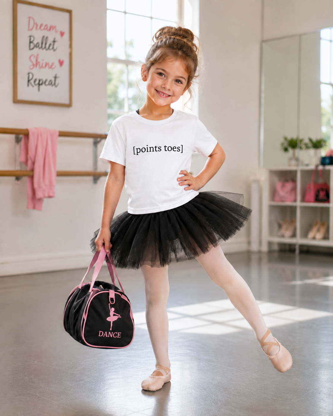 [points toes] — Youth Tee