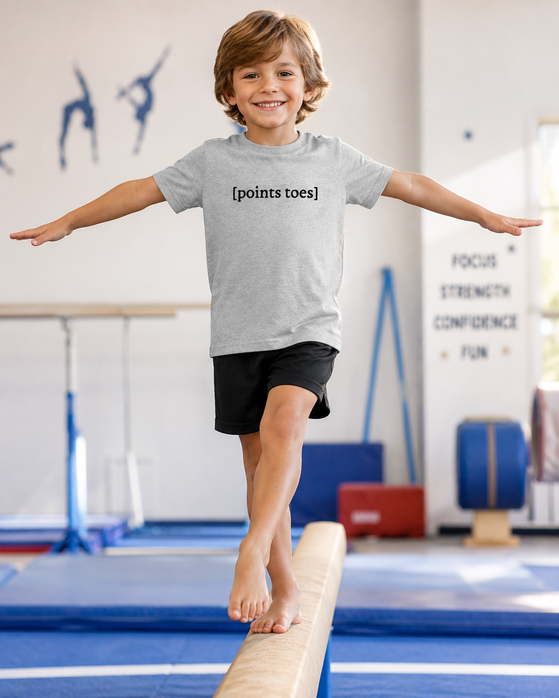 [points toes] — Youth Tee