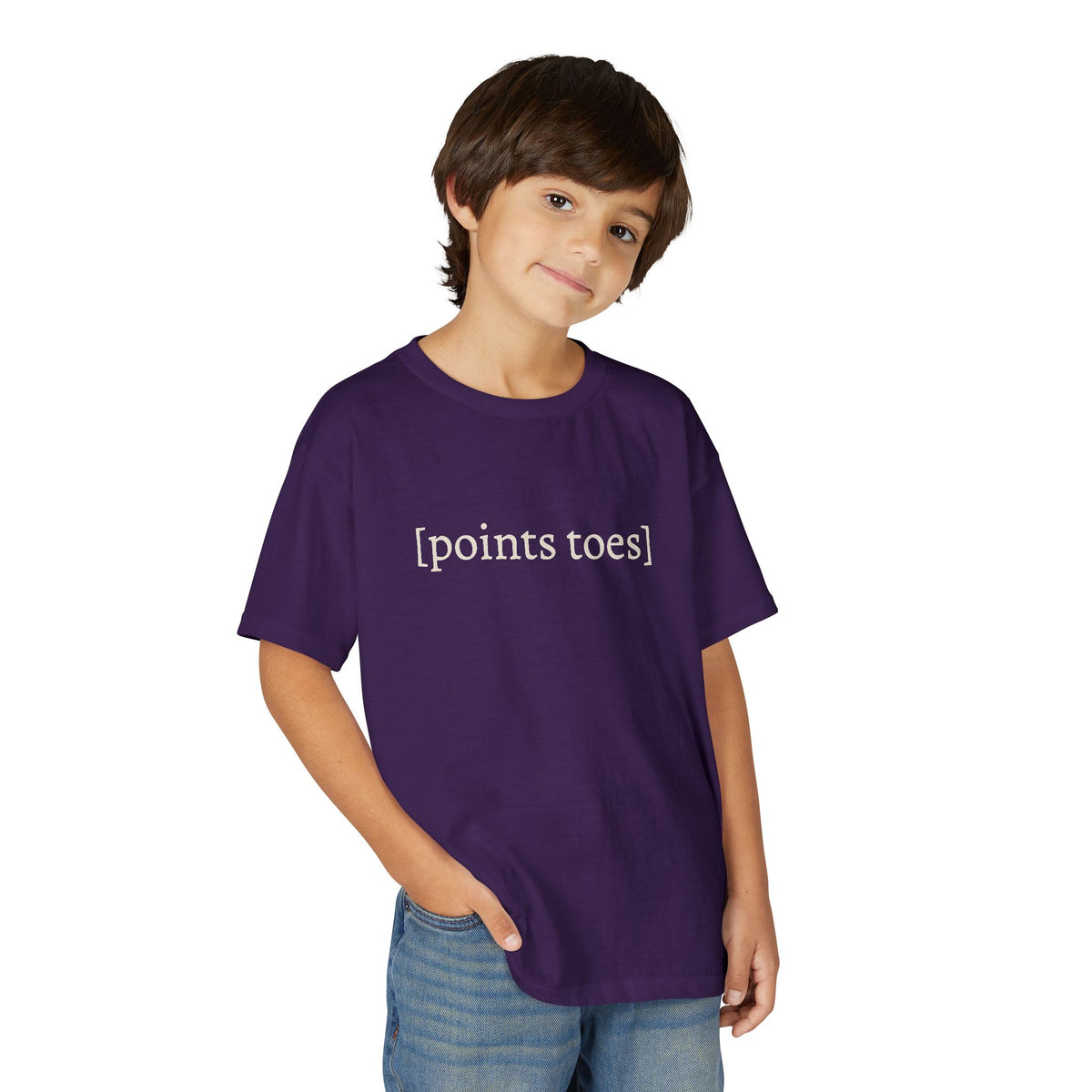 [points toes] — Youth Tee