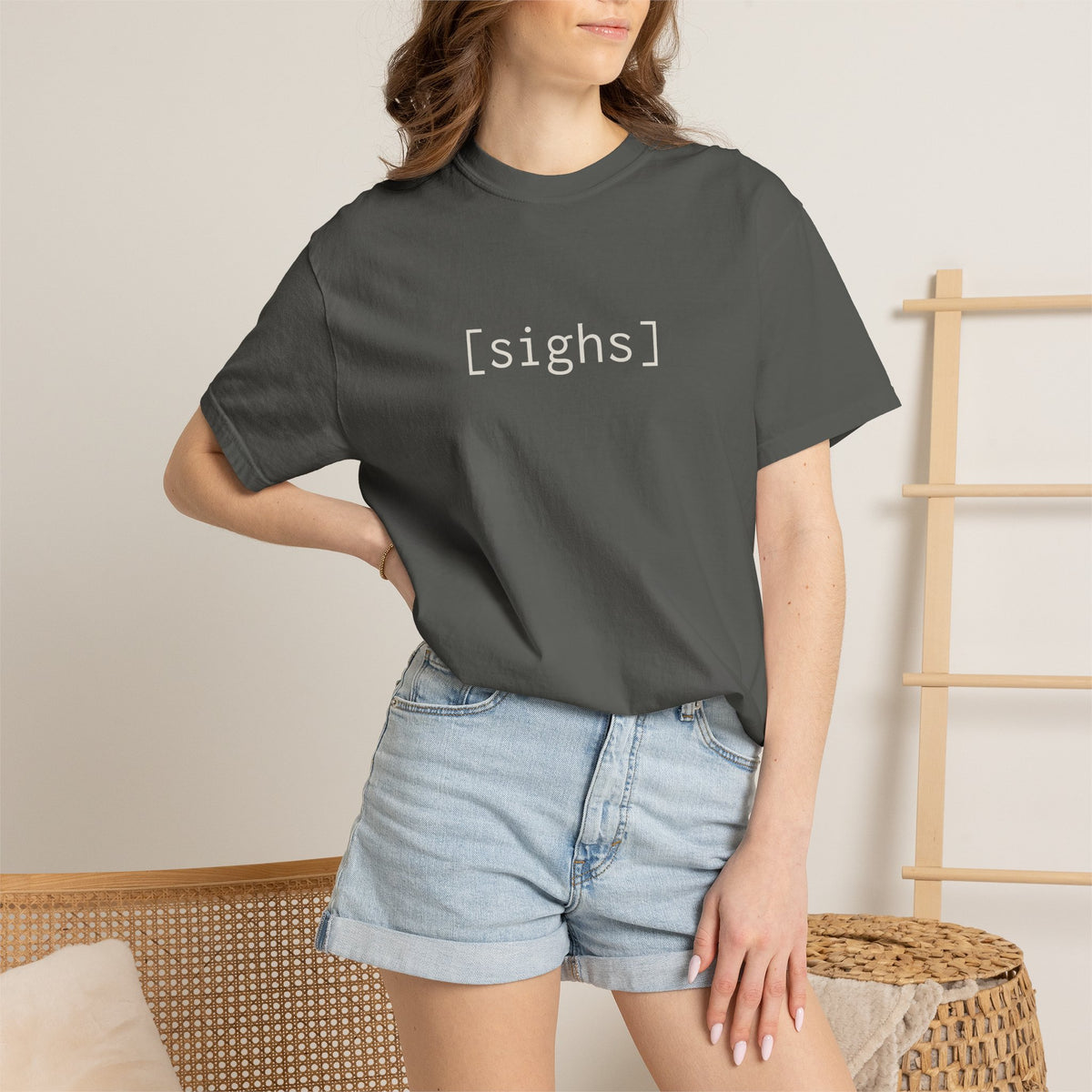 [sighs] Tee — Pepper