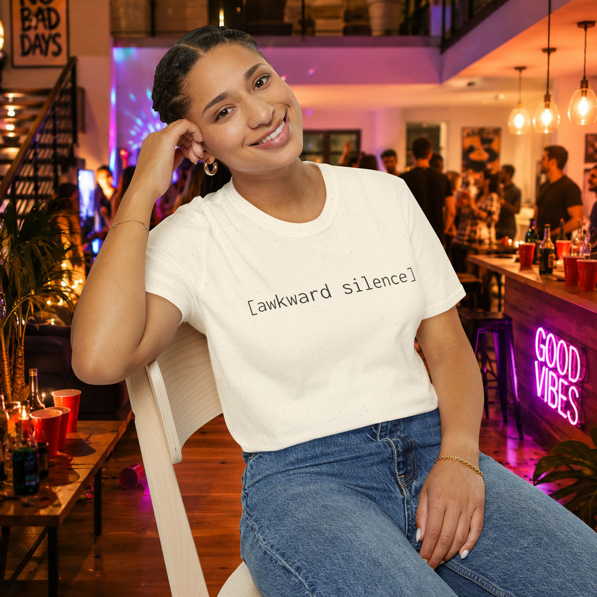 [awkward silence] tee