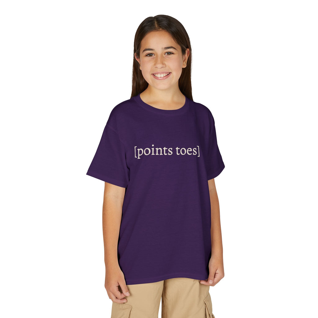 [points toes] — Youth Tee