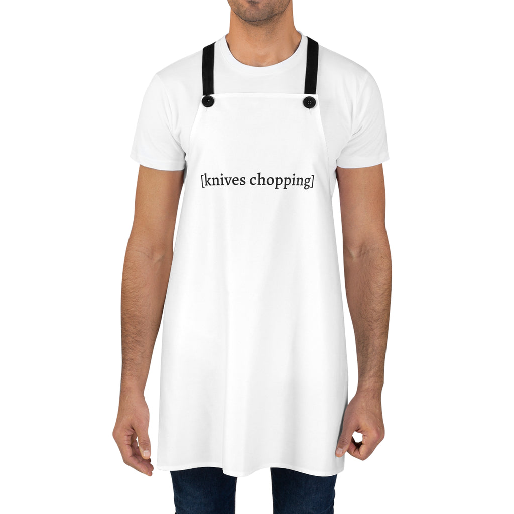 [knives chopping] — Unisex Kitchen Apron