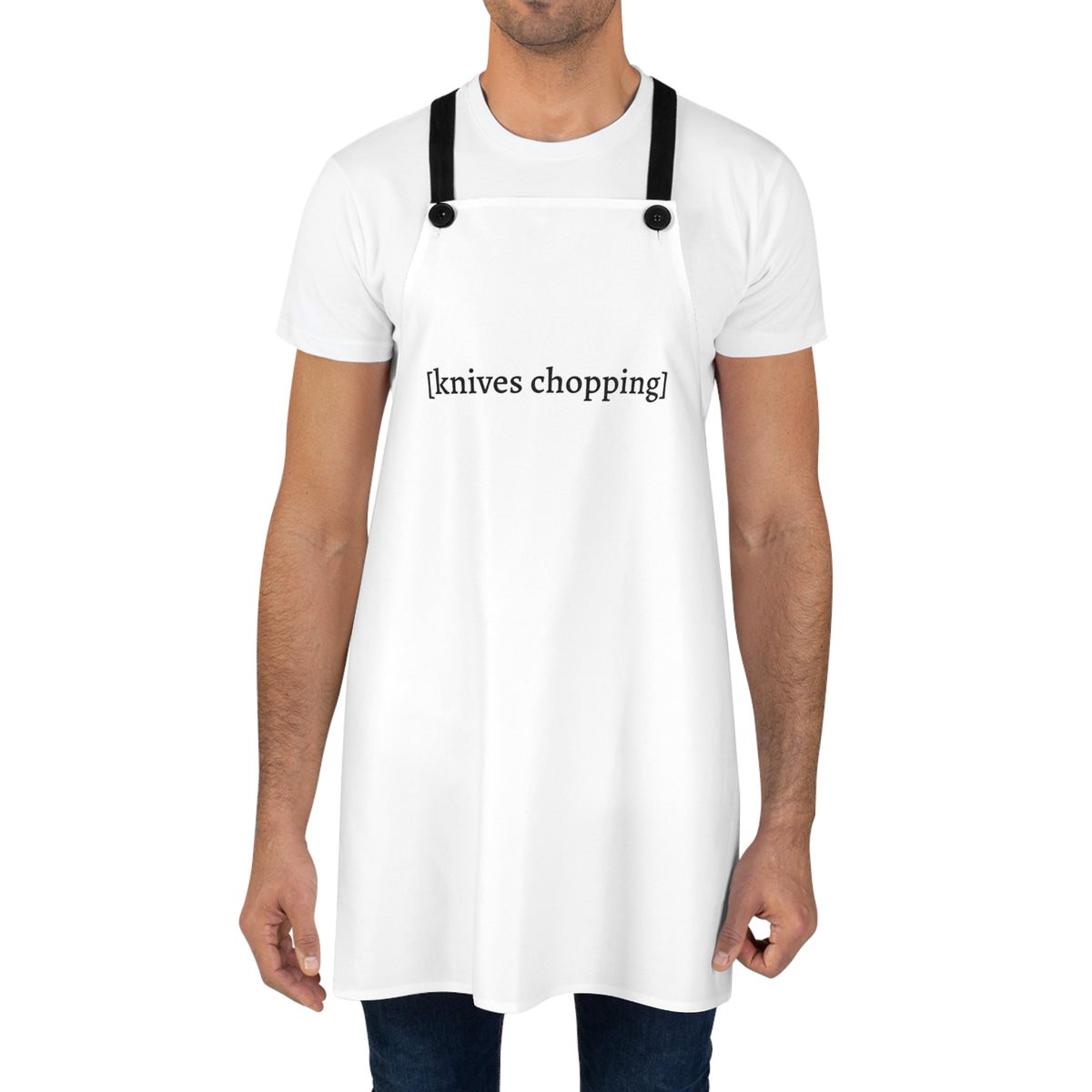 [knives chopping] — Unisex Kitchen Apron